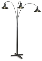Orleans Furniture - Ashley Furniture - Sheriel Lighting - Metal Arc Lamp (1/CN) / Black - L725059