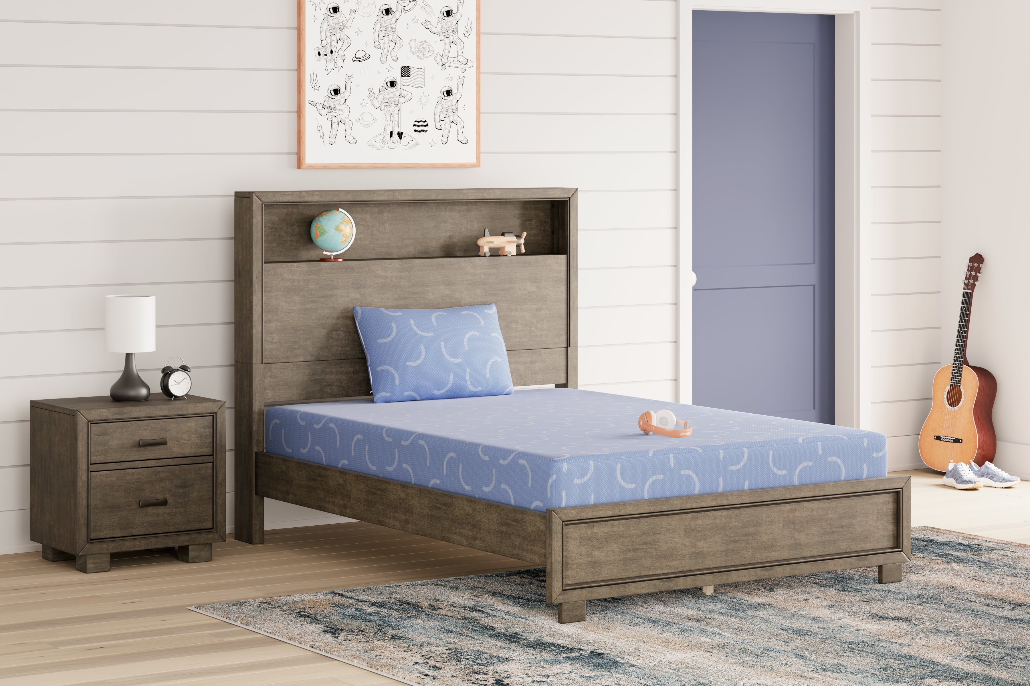Orleans Furniture - Ashley Furniture - iKidz Ocean Mattresses - Full and Pillow 2/CN / Blue - M43021
