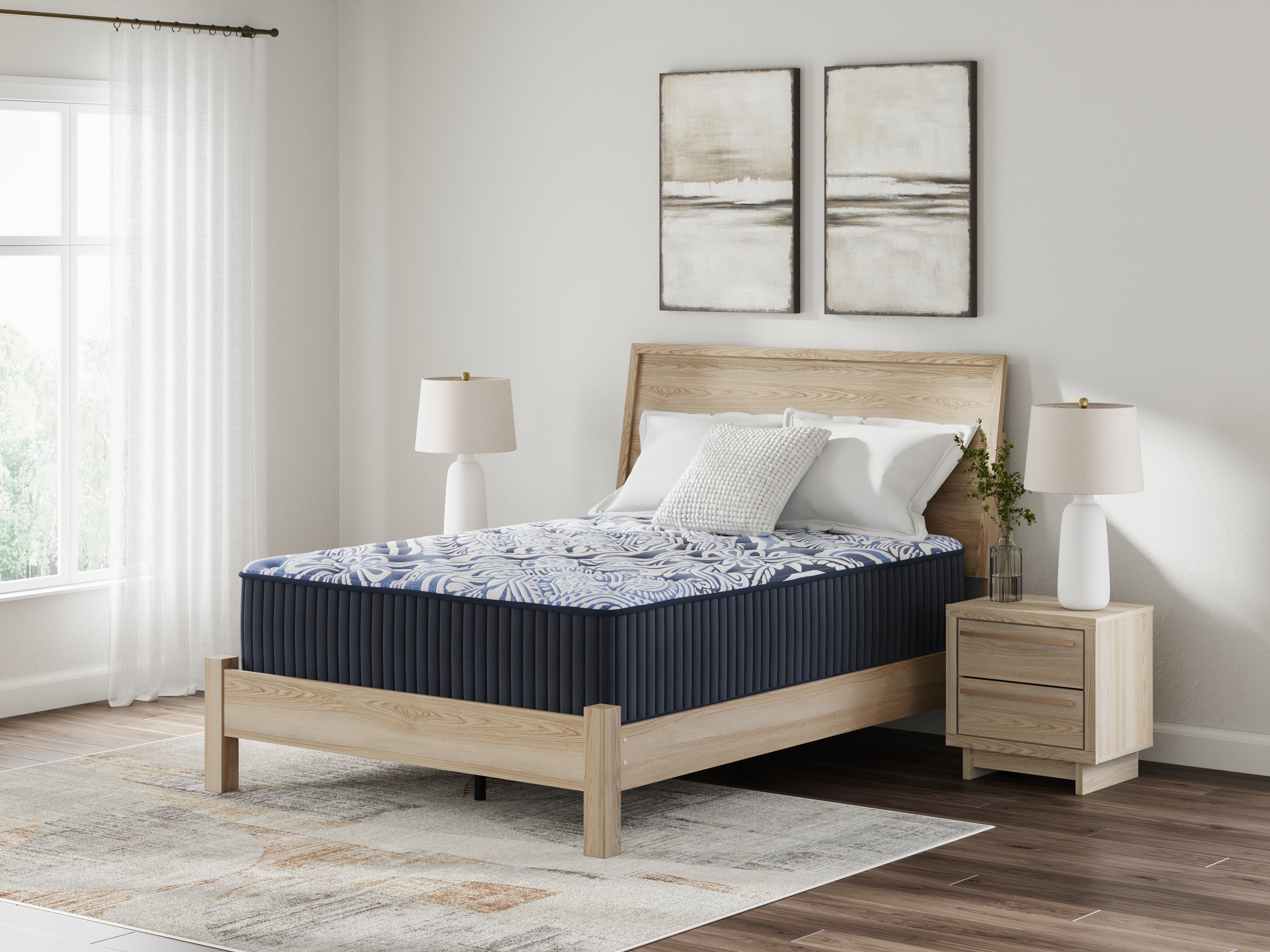 Orleans Furniture - Ashley Furniture - Firm Luxe 2.0 Mattresses - Queen / Blue - M49631