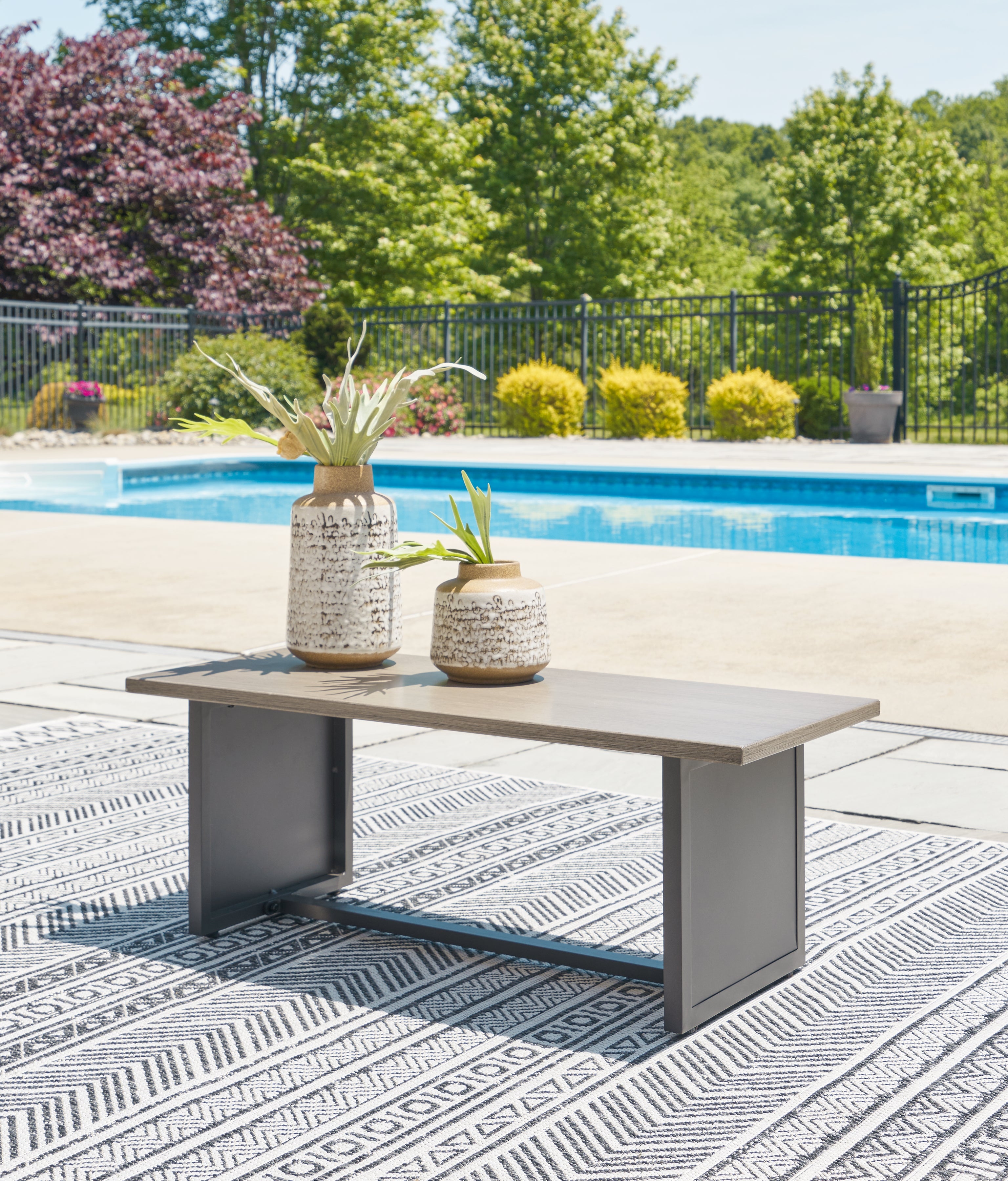 Orleans Furniture - Ashley Furniture - Bree Zee Outdoor - 8-Piece Outdoor Modular Seating / Brown - P160P12