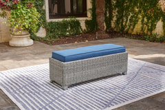 Orleans Furniture - Ashley Furniture - Naples Beach Outdoor - RAF/LAF Loveseat w/CUSH (Set of 2) / Light Gray - P439-854