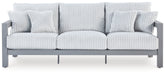 Orleans Furniture - Ashley Furniture - Hurley Park Outdoor - Sofa with Cushion / Gray - PCP695-838