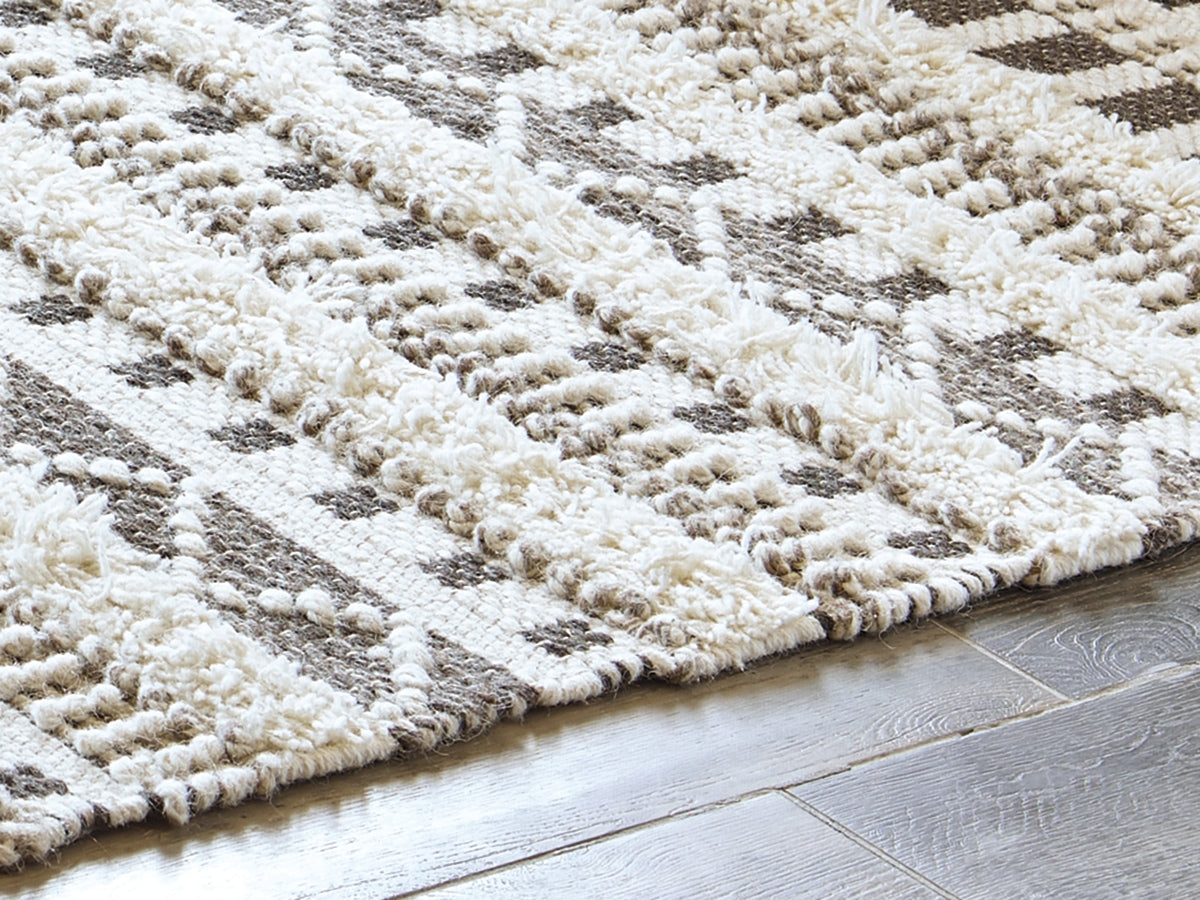 Orleans Furniture - Ashley Furniture - Karalee Rug - 8' x 10' Rug / Ivory/Brown - R404441