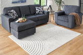 Orleans Furniture - Ashley Furniture - Lambworth Rug - 7'10" x 10' Rug / Gray/Cream - R405341