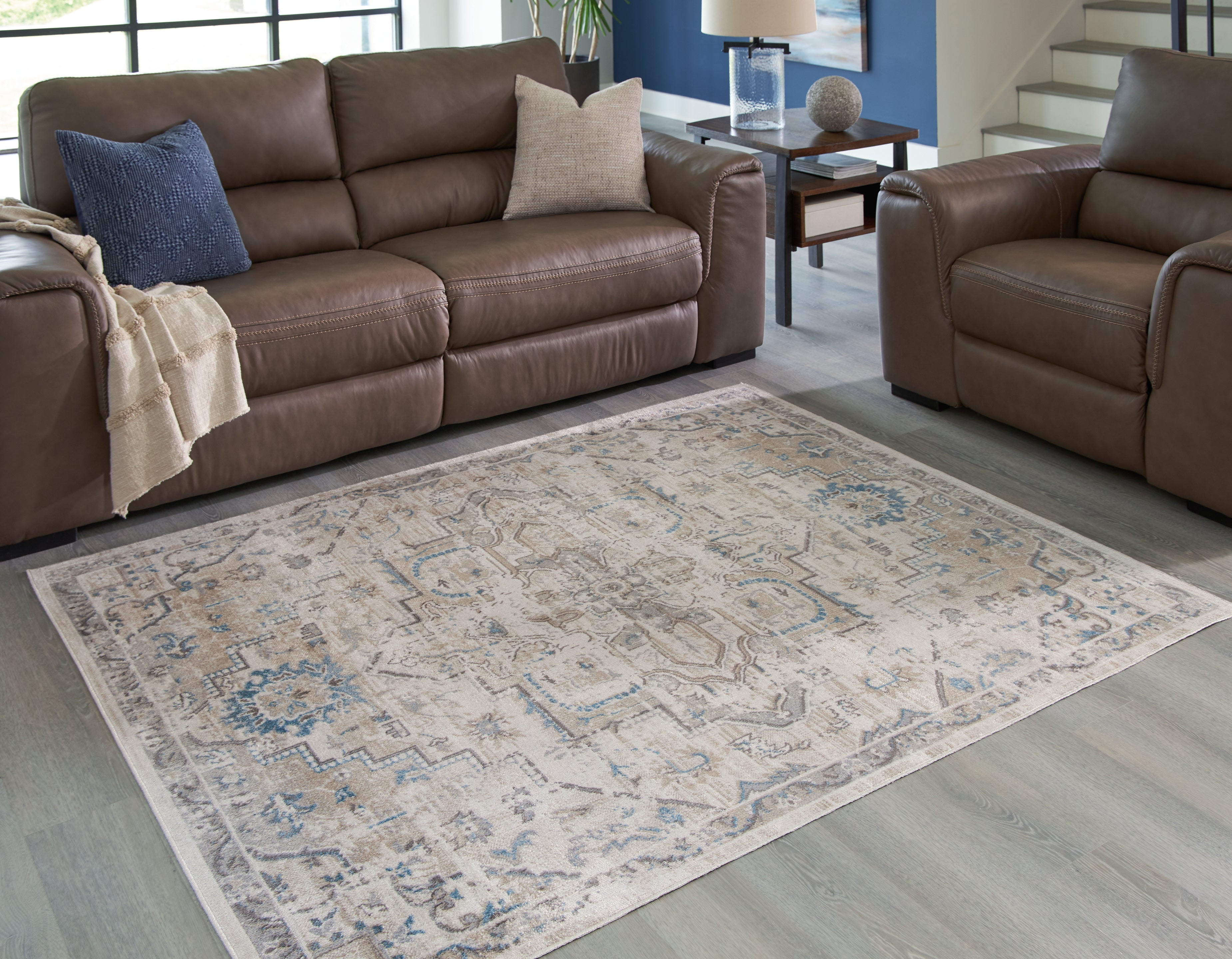 Orleans Furniture - Ashley Furniture - Barkham Rug - 5'3" x 7' Washable Rug / Multi - R405552