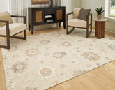 Orleans Furniture - Ashley Furniture - Calkin Rug - 8' x 10' Rug / Linen/Gray/Caramel - R406391
