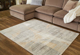 Orleans Furniture - Ashley Furniture - Truward Rug - 8' x 10' Rug / Linen/Gray/Caramel - R406471