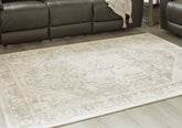Orleans Furniture - Ashley Furniture - Gatwell Rug - 8' x 10' Rug / Ivory/Gray/Tan - R406511
