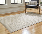 Orleans Furniture - Ashley Furniture - Darmondard Rug - 5' x 7' Rug / Cream/Taupe - R406942