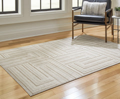 Orleans Furniture - Ashley Furniture - Darmondard Rug - 5' x 7' Rug / Cream/Taupe - R406942