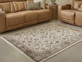 Orleans Furniture - Ashley Furniture - Beritham Rug - Large Rug / Blue/Brown/Beige - R407261