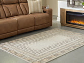Orleans Furniture - Ashley Furniture - Idaman Rug - Large Rug / Taupe/Brown - R407291