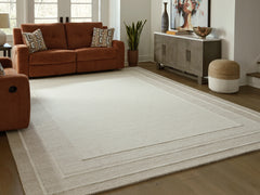 Orleans Furniture - Ashley Furniture - Teelgan Rug - Extra Large Rug / Ivory/Tan - R407310