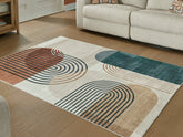 Orleans Furniture - Ashley Furniture - Farrendale Rug - Washable 5' x 7' Area Rug / Multi - R407382