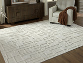 Orleans Furniture - Ashley Furniture - Empriss Rug - 7'8" x 10' Area Rug / Ivory - R407621