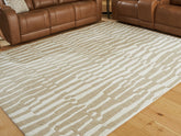 Orleans Furniture - Ashley Furniture - Corrbell Rug - 5' x 7' Area Rug / Beige/White - R407632