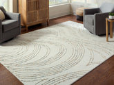Orleans Furniture - Ashley Furniture - Deenbury Rug - 5' x 7' Area Rug / Ivory/Green/Brown - R407862