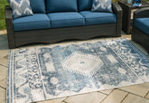 Orleans Furniture - Ashley Furniture - Daddridge Rug - 8' x 10' Rug / Blue/Gray/Ivory - R900101