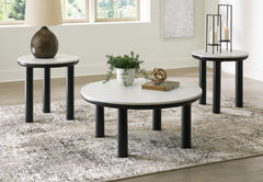 Orleans Furniture - Ashley Furniture - Xandrum Table (Set of 3) - Occasional Table Set (3/CN) / Black/White - T159-13