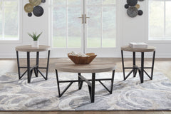 Orleans Furniture - Ashley Furniture - Deanlee Table (Set of 3) - Occasional Table Set (3/CN) / Grayish Brown/Black - T235-13