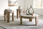 Orleans Furniture - Ashley Furniture - Guystone Table (Set of 3) - Occasional Table Set (3/CN) / Light Brown - T237-13