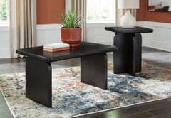 Orleans Furniture - Ashley Furniture - Mitchalli Table (Set of 2) - Occasional Table Set (Set of 2) / Black - T313-12