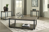 Orleans Furniture - Ashley Furniture - Wilmaden Table (Set of 3) - Occasional Table Set (3/CN) / Gray/Black - T393-13