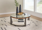 Orleans Furniture - Ashley Furniture - Frazwa Coffee Table - Round Cocktail Table / Multi - T432-8