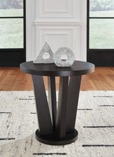 Orleans Furniture - Ashley Furniture - Chasinfield End Table - Round End Table / Dark Brown - T458-6