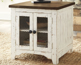 Orleans Furniture - Ashley Furniture - Wystfield End Table - Rectangular End Table / White/Brown - T459-3