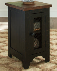 Orleans Furniture - Ashley Furniture - Valebeck Chairside End Table - Chair Side End Table / Black/Brown - T468-7