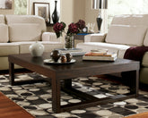 Orleans Furniture - Ashley Furniture - Watson Coffee Table - Rectangular Cocktail Table / Dark Brown - T481-1