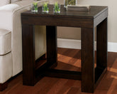 Orleans Furniture - Ashley Furniture - Watson End Table - Square End Table / Dark Brown - T481-2