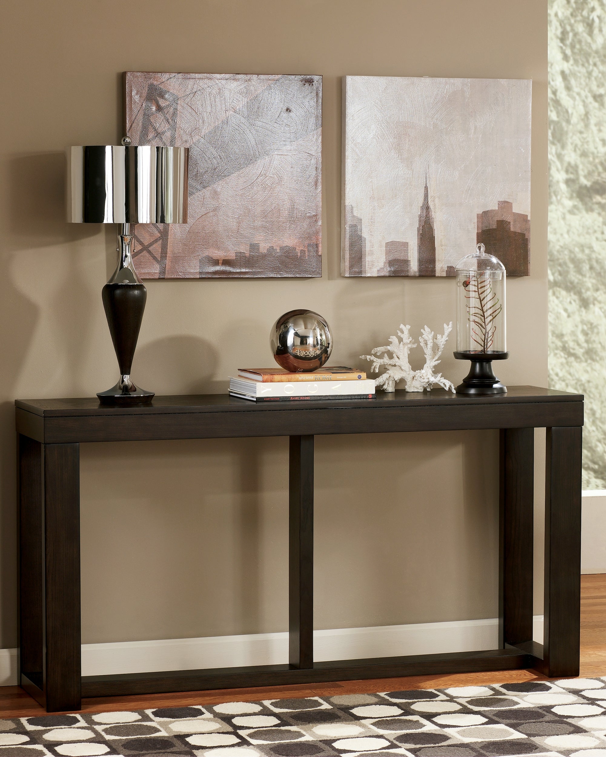 Orleans Furniture - Ashley Furniture - Watson Sofa/Console Table - Sofa Table / Dark Brown - T481-4