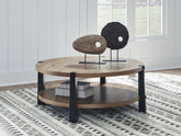 Orleans Furniture - Ashley Furniture - Ridgester Coffee Table - Round Cocktail Table - T518-8