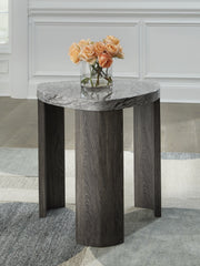 Orleans Furniture - Ashley Furniture - Surmour End Table - Triangle End Table / Gray/Brown - T600-6