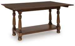 Orleans Furniture - Ashley Furniture - Sturlayne Flip Top Sofa Table - Flip Top Sofa Table / Brown - T609-4