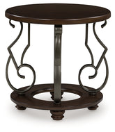 Orleans Furniture - Ashley Furniture - Frallyn End Table - Round End Table / Dark Brown - T623-6