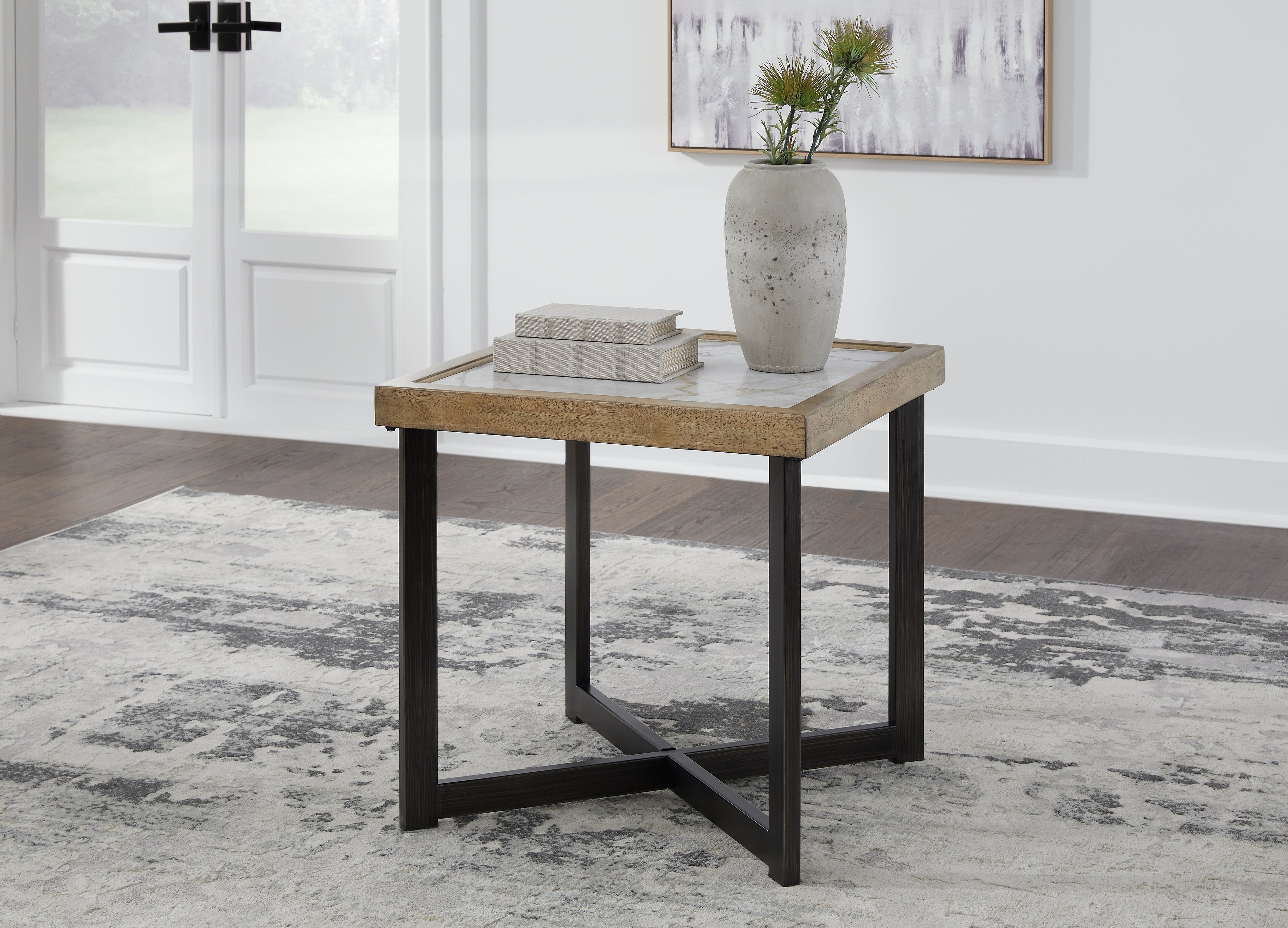 Orleans Furniture - Ashley Furniture - Montia End Table - Square End Table / Multi - T632-2