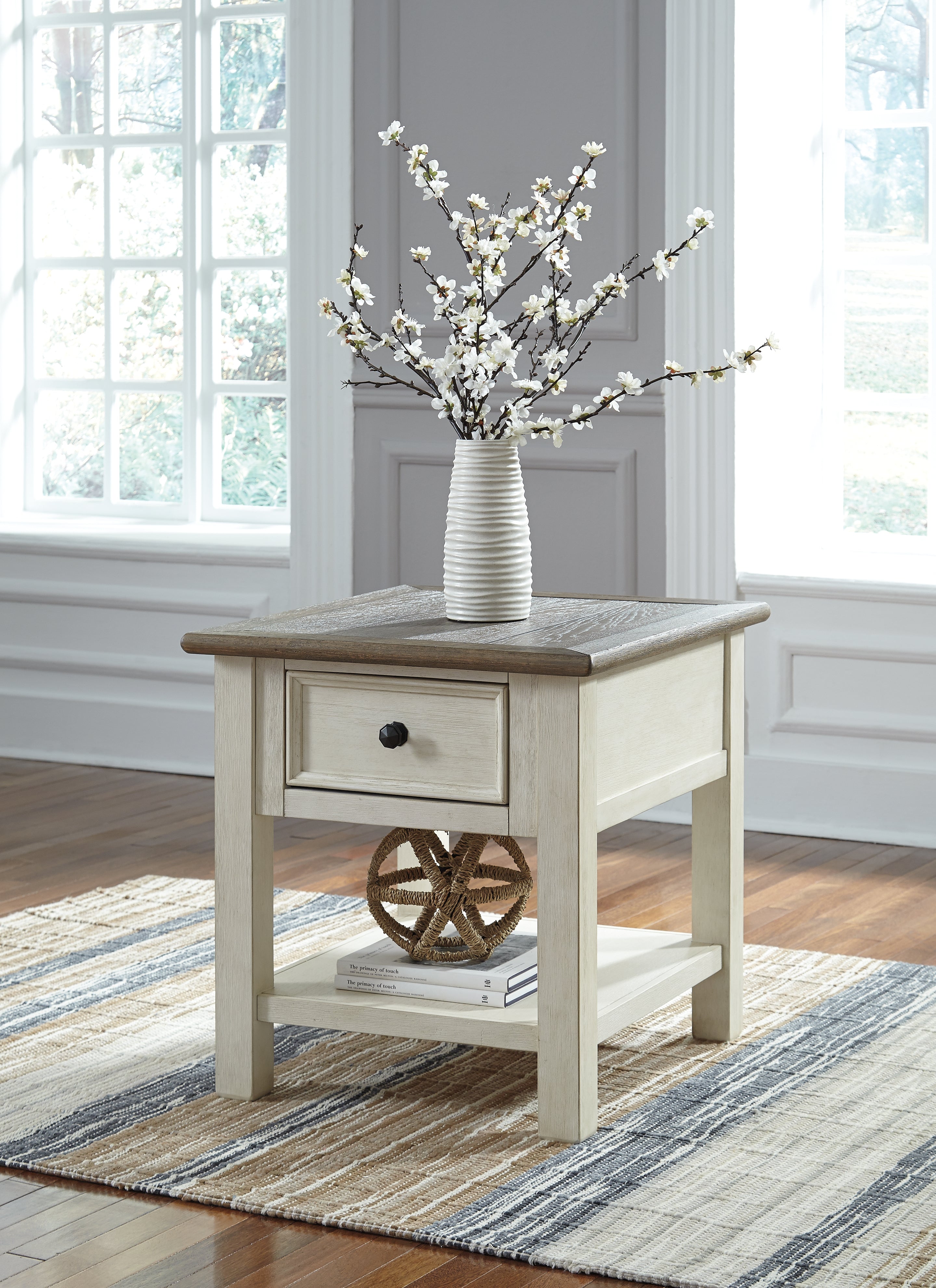 Orleans Furniture - Ashley Furniture - Bolanburg End Table - Rectangular End Table / Two-tone - T637-3