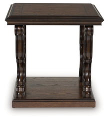 Orleans Furniture - Ashley Furniture - Maylee End Table - Square End Table / Dark Brown - T647-2