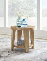 Orleans Furniture - Ashley Furniture - Kristiland End Table - Round End Table / Light Brown - T674-6