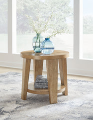 Orleans Furniture - Ashley Furniture - Kristiland End Table - Round End Table / Light Brown - T674-6