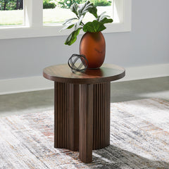Orleans Furniture - Ashley Furniture - Korestone End Table - Rectangular End Table / Dark Brown - T438-3