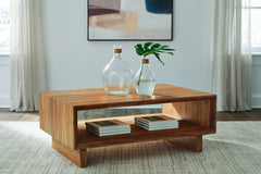 Orleans Furniture - Ashley Furniture - Dressonni Coffee Table - Rectangular Cocktail Table / Brown - T690-1