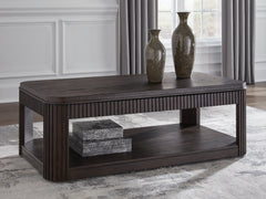 Orleans Furniture - Ashley Furniture - Carlibrie Lift-Top Coffee Table - Lift Top Cocktail Table / Warm Brown - T700-9