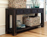 Orleans Furniture - Ashley Furniture - Gavelston Sofa/Console Table - Sofa Table / Black - T732-4