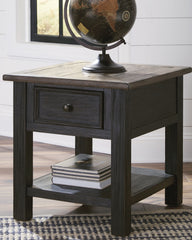 Orleans Furniture - Ashley Furniture - Tyler Creek End Table - Rectangular End Table / Grayish Brown/Black - T736-3