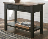 Orleans Furniture - Ashley Furniture - Tyler Creek Sofa/Console Table - Sofa Table / Grayish Brown/Black - T736-4