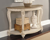 Orleans Furniture - Ashley Furniture - Realyn Sofa Table - Sofa Table / White/Brown - T743-4